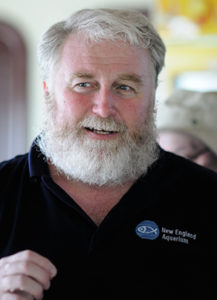 Scott Dowd, senior aquarist at the New England Aquarium, is chair of the new home aquarium committee within the IUCN's Freshwater Fish Specialist Group. Image: Keith Spiro Photography.