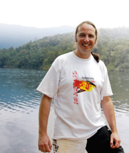 Hans-Georg Evers, founding editor of AMAZONAS in Germany, a man who loves corys.