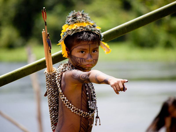 Some 13,500 indigenous people face a forced relocation if the huge Rio Tapajos dam moves forward. Image: Amazon Watch.