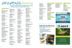 Visit North America’s best aquarium shops and find AMAZONAS Magazine for sale as single copies—and hard-to-find back issues. View this list online as well.