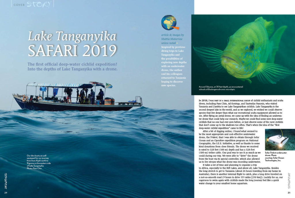 Mattia Matarrese and colleagues return to Lake Tanganyika with a Trident underwater drone, exploring the depths in search of new species. What perils and treasures will they encounter?