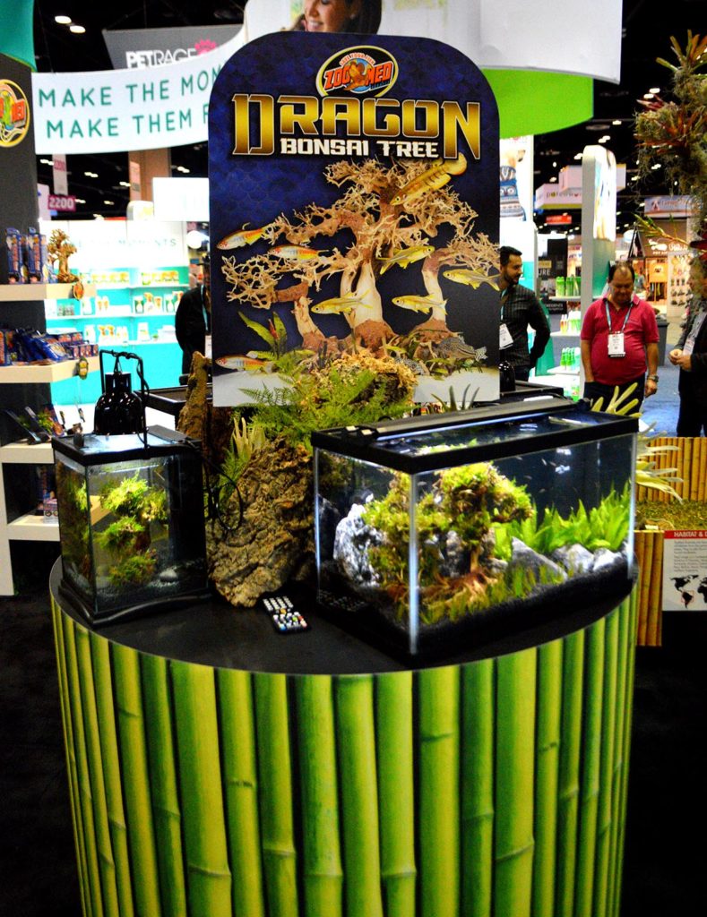 Zoo Med's award-winning new Dragon Bonsai Tree aquascaping product was introduced at the 2020 Global Pet Expo in Orlando, Florida.