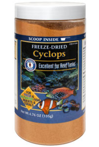 Ask for San Fransisco Bay Brand Freeze-Dried Cyclops at your favorite LFS!