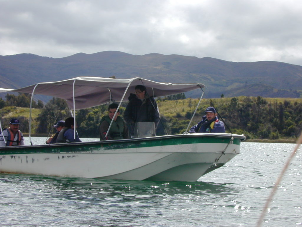 A team last searched Lake Tota for the lost fat catfish in 1999. © Dr. Ian Harrison