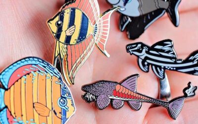 Tropical Fish Enamel Pins to Benefit International Rivers