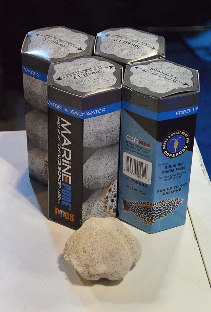 New Product Alert: MarinePure Biofilter Media Pods.